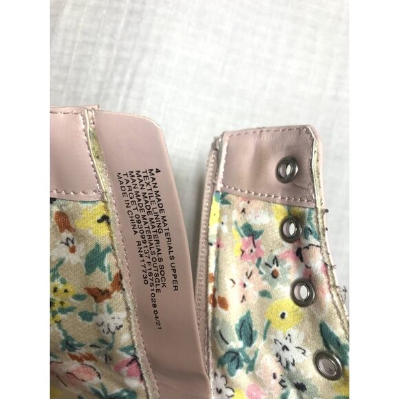 Art Class Boots Girls Sz 4 Pink patten leather boots with black laces Blk /Soles - Picture 9 of 11